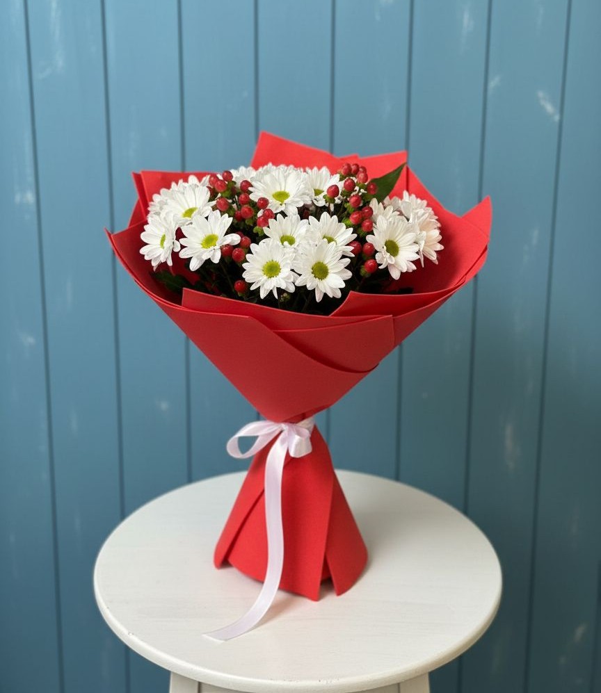 Букет цветов из: Хризантемы в Куеда