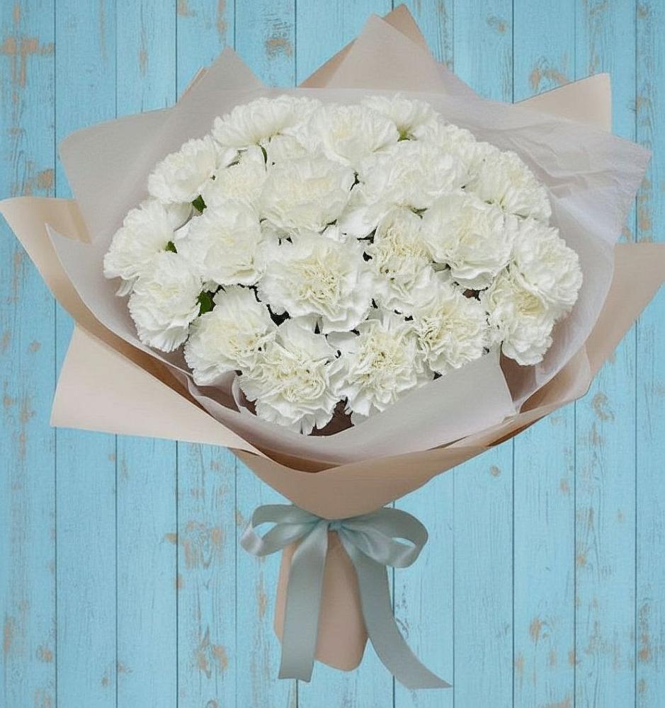 Букет цветов из: Гвоздики в Куеда