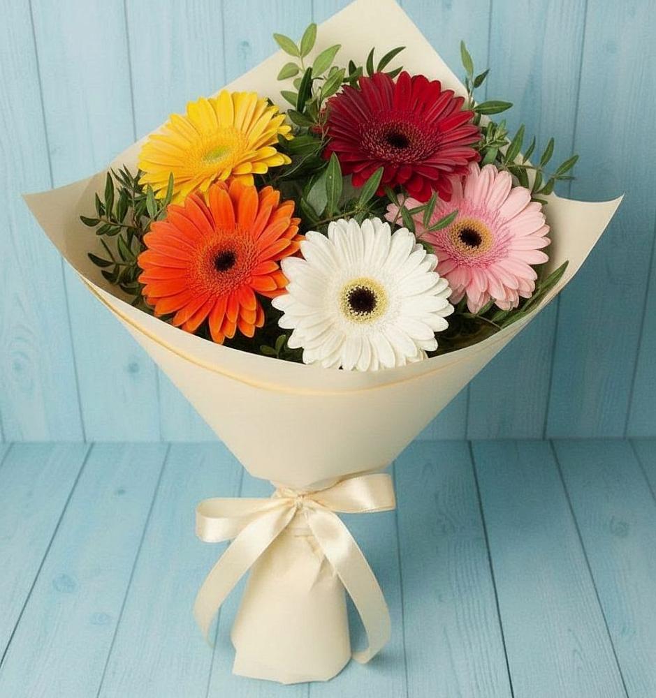 Букет цветов из: Герберы в Куеда
