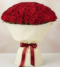 Букет 101 Красная роза Милано в Куеда