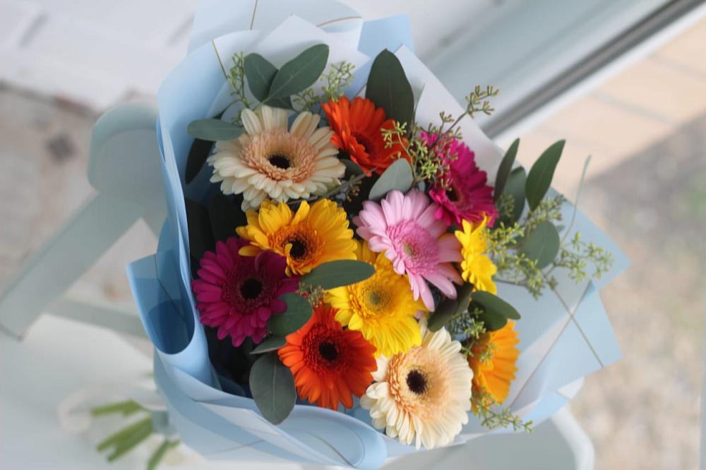 Букет цветов из: Герберы в Куеда