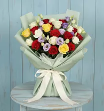 Букет цветов из:  Розы #REPLACE_PRED# Куеда