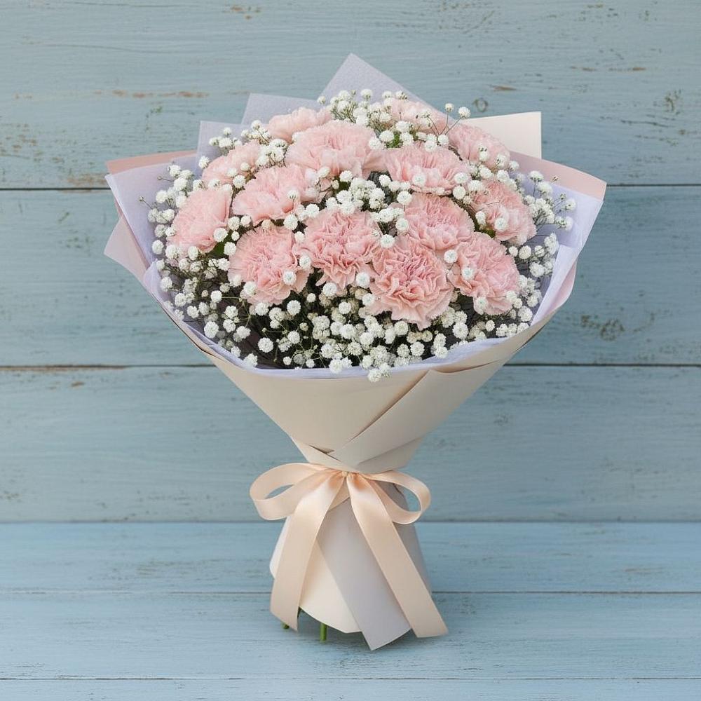 Букет цветов из: Гвоздики в Куеда