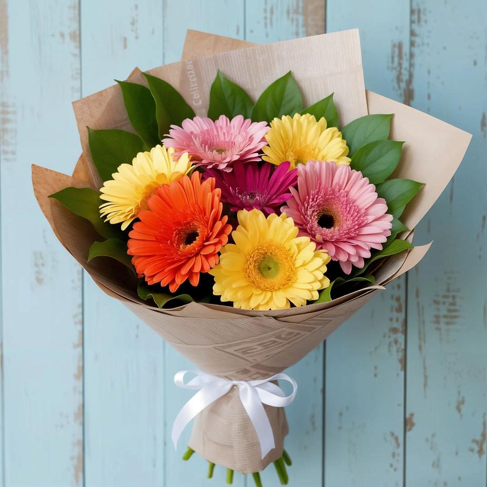 Букет цветов из: Герберы в Куеда