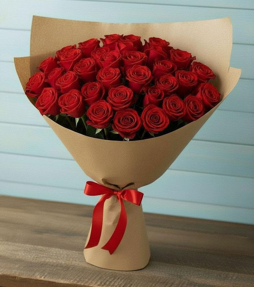 Букет Красные розы Милано в Куеда