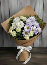 Букет цветов из:  Хризантемы и Розы в Куеда