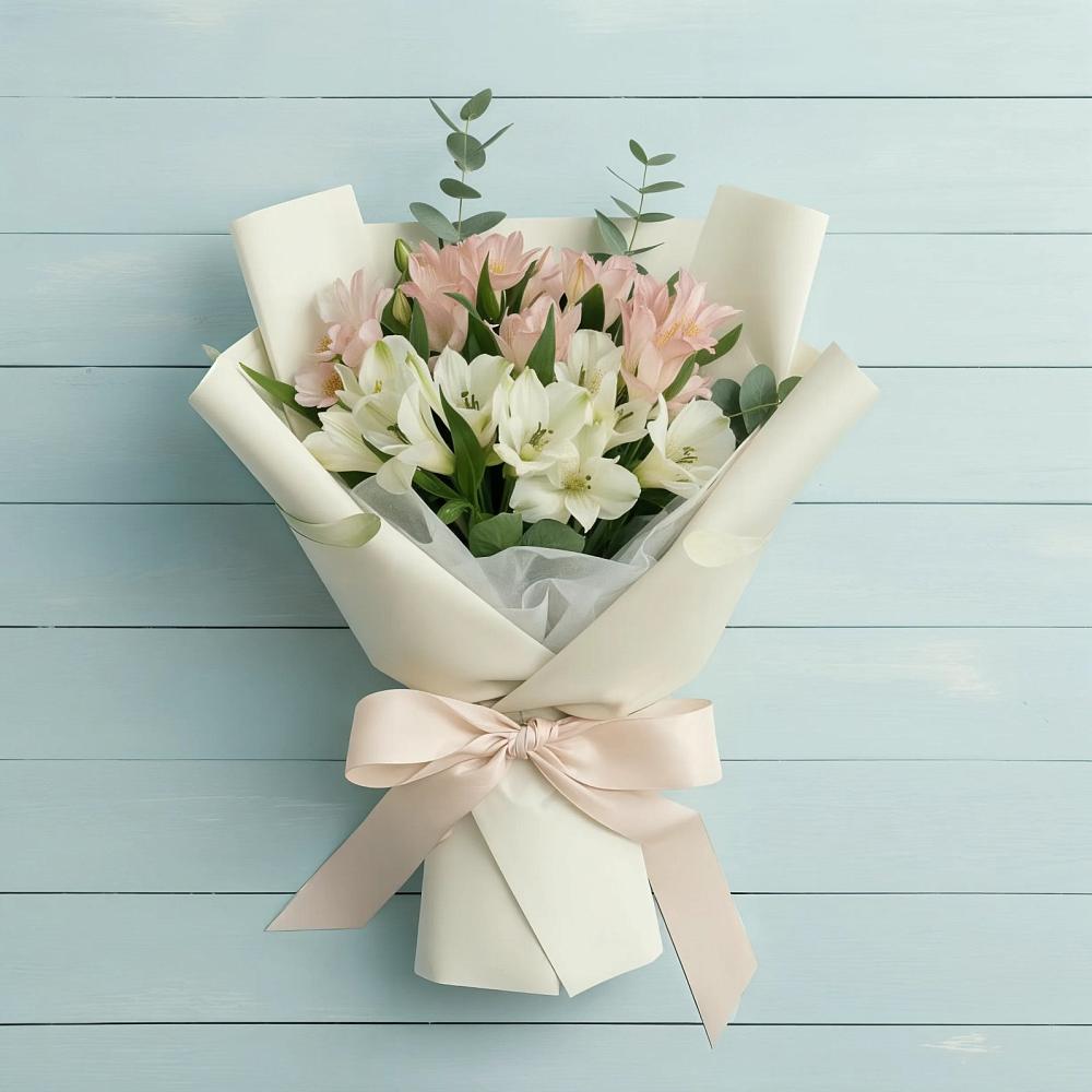 Букет цветов из: Альстромерии в Куеда