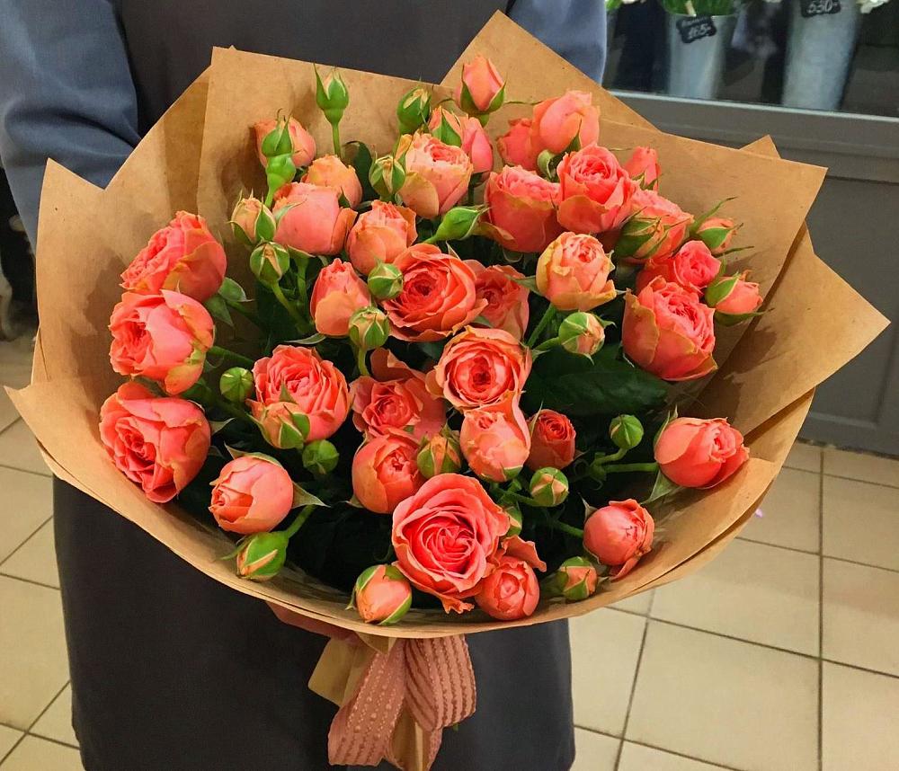 Букет Розовый десерт в Куеда Букет цветов из: Розы в Куеда