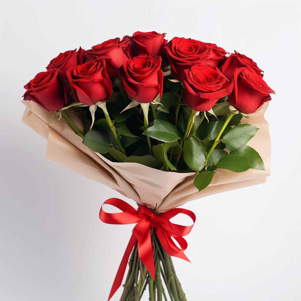Букет 11 Красных роз Эдлесс Лав в Куеда